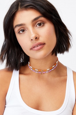 Boncuk Choker Kolye Seti