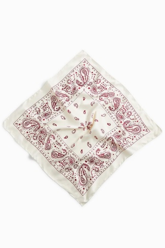 Explorer Unisex Saten Efektli Koton Bandana Şal